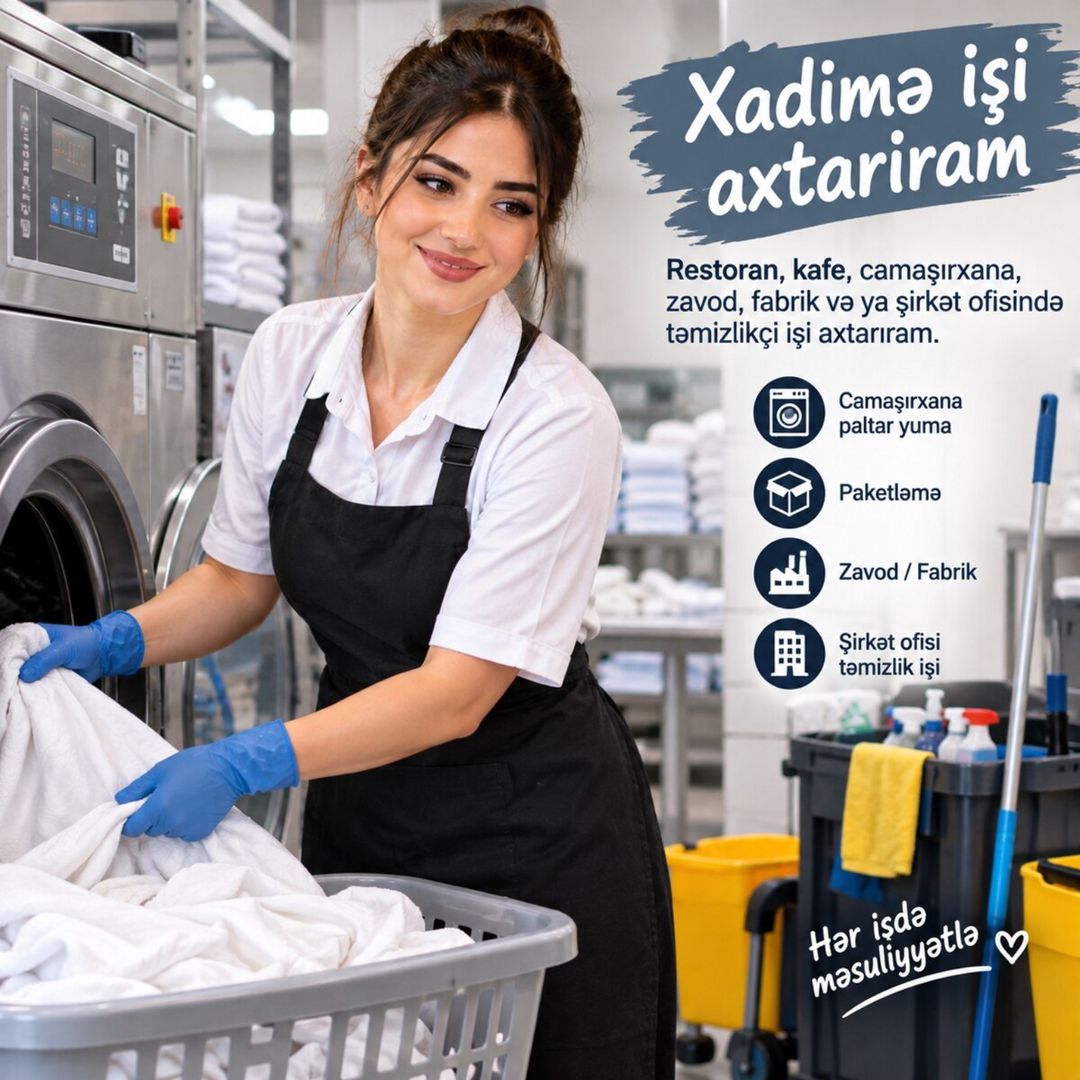 Xadimə işi axtarıram — İş axtarıram, Bakı