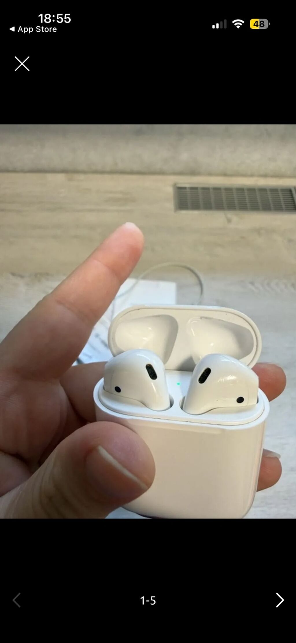 İşlənmiş Simsiz (Bluetooth) Qulaqcıqlar, Apple, rəng - Ağ — Qulaqcıqlar, Bakı