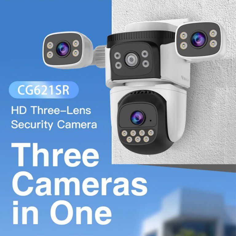 Wifi smart PTZ kamera 360°2MP/3MP — Ağıllı ev və təhlükəsizlik, Bakı (5)