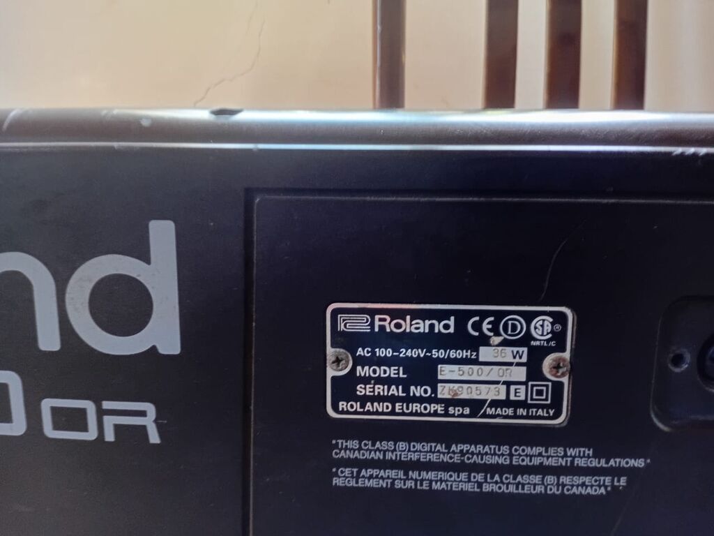 Roland E-500 OR aranjer sintezator - 61 klaviş (dinamik hissiyatlı) — Pianino və digər klaviş alətləri, Sumqayıt (5)