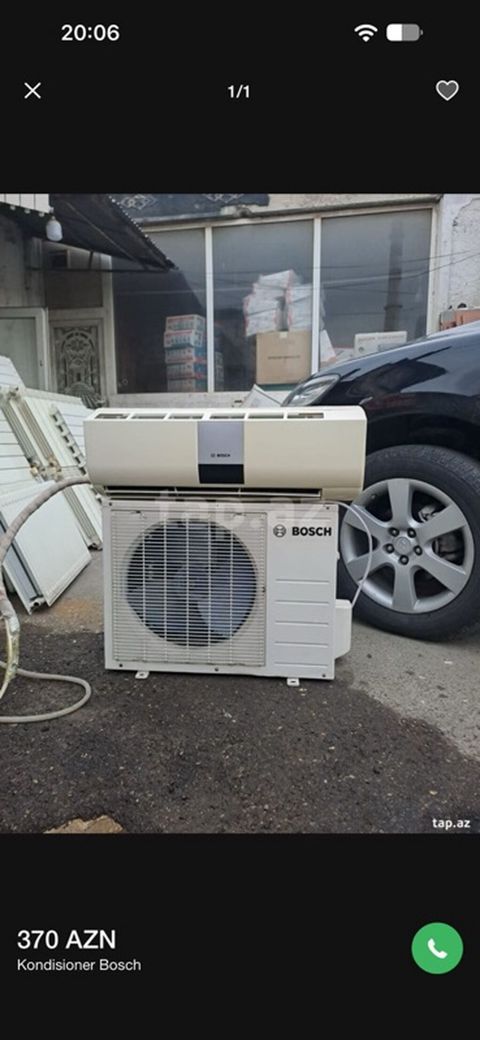 Bosch kondisioner – split tipli (daxili və xarici blok komplekti) — Zaqatala
