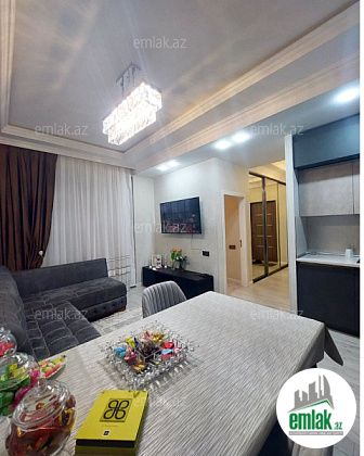 Satılır 2 otaqlı 60.5 m² yeni tikili Şah İsmayıl Xətai m — Mənzil