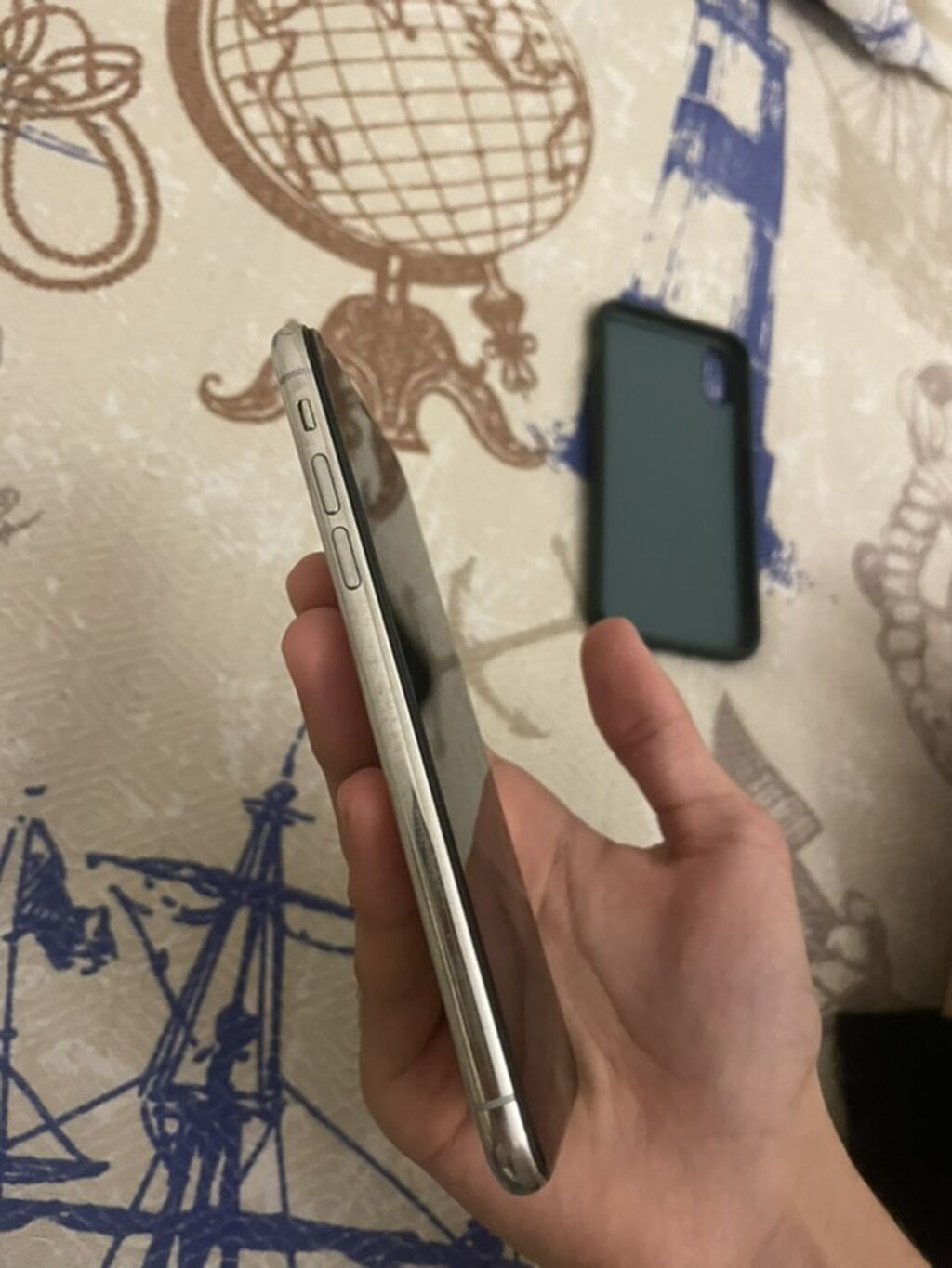 IPhone X, 64 GB, Gümüşü, Qırıq — Apple iPhone, Bakı (4)