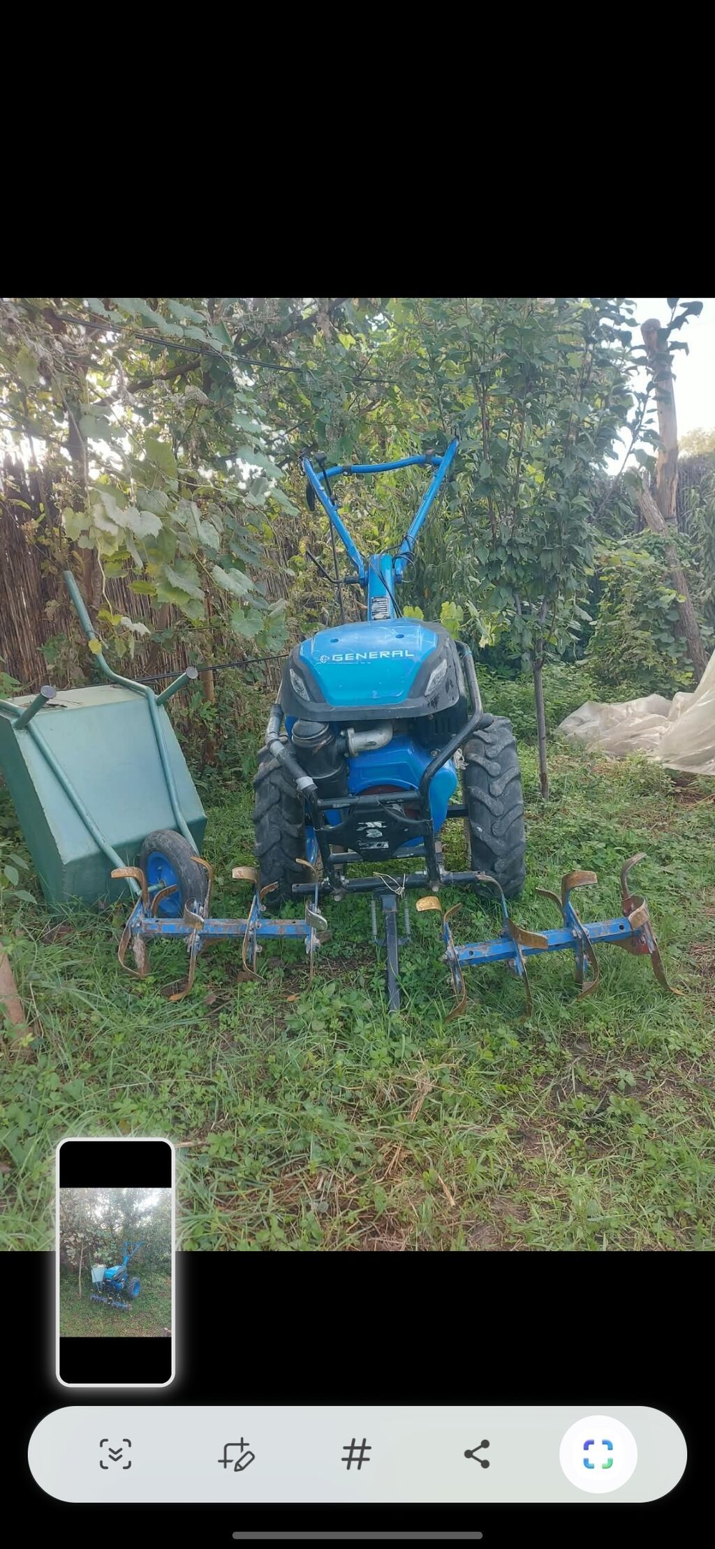 Genera L markalı motoblok və kultivator komplekti - Güclü benzin — Motobloklar, Göyçay