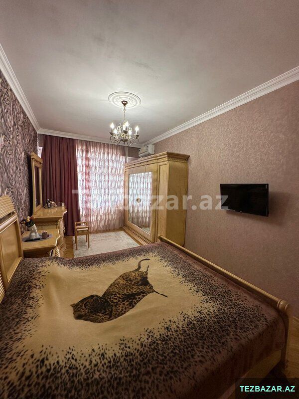 Satılır 4 otaqlı yeni tikili 130 m², İnşaatçılar m — Mənzil, Bakı (5)