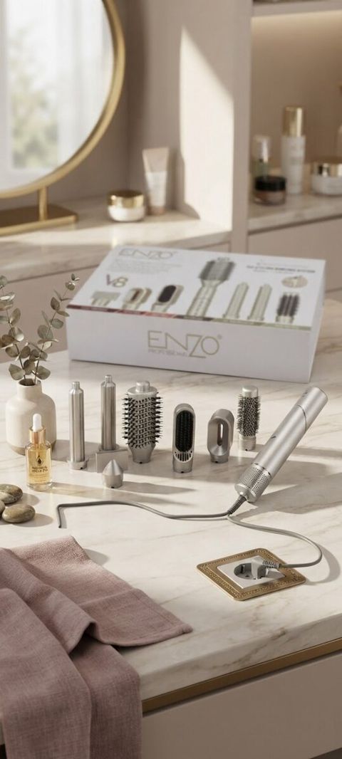 Enzo EN755 Çoxfunksiyalı saç qurutma dəsti / fen — Bakı