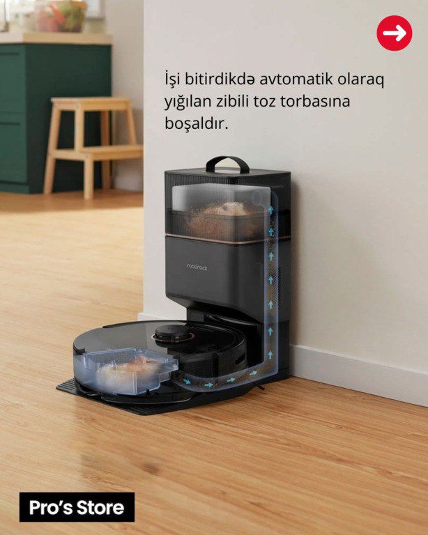 Robot-tozsoran "Roborock Q8 Max Plus" — Ev texnikası, Bakı (9)