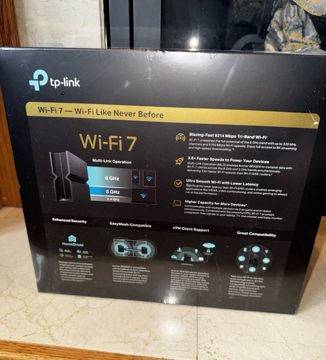 Modem TP-Link BE9300 Wifi 7 — Şəbəkə və server avadanlığı, Bakı (2)