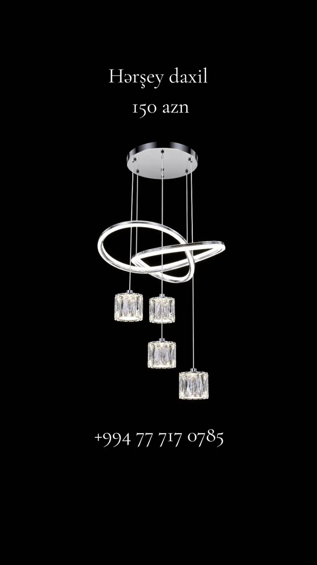 Led Çılçıraq, 4 və daha çox lampa, Metal — Tavan is?qlar? v? cilc?raqlar, Şərur