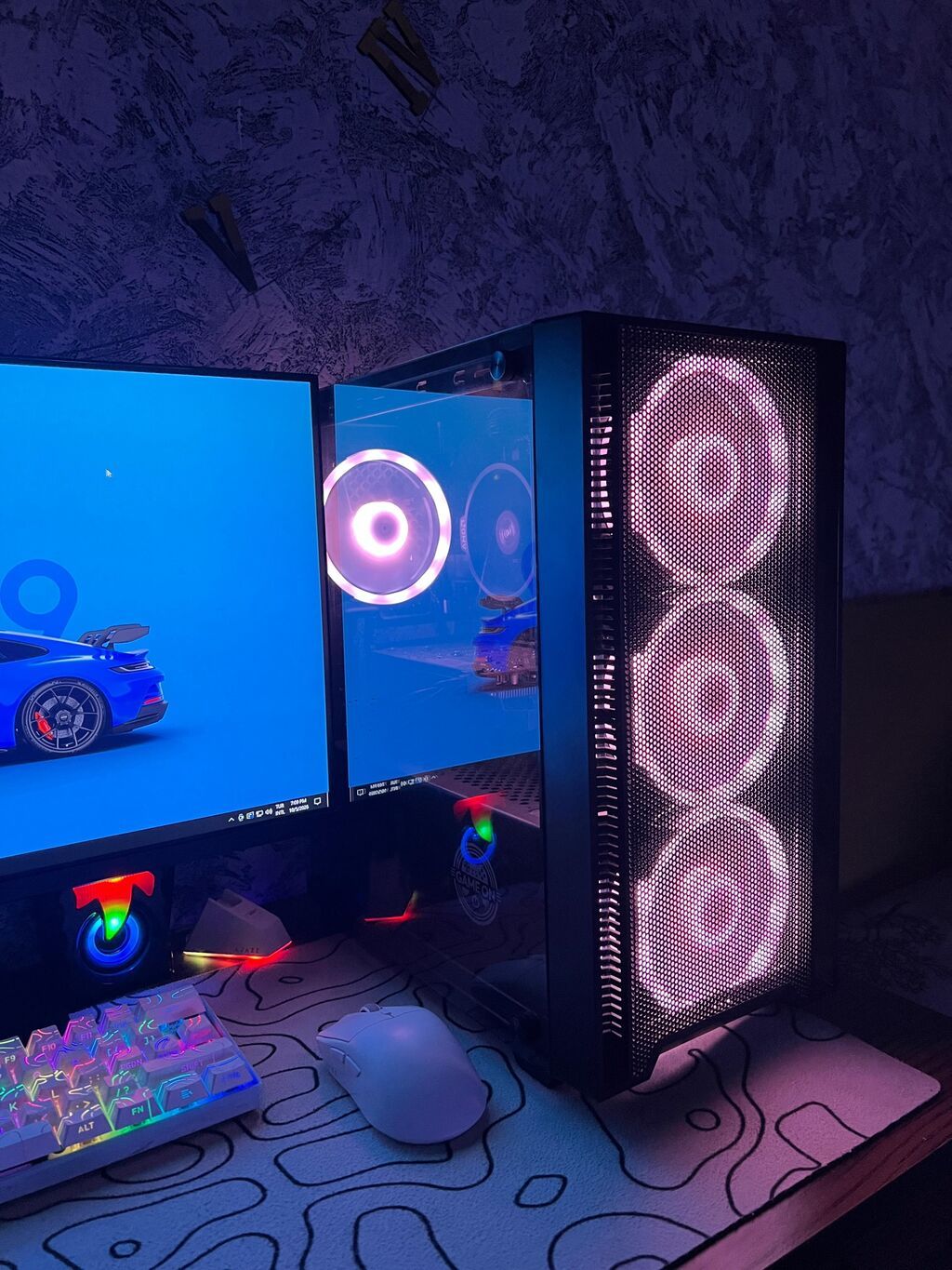 Tam Dəst Gaming PC / Ryzen 5 5600 + RX 6500 XT / Monitor, Siçan — Masaüstü kompüterlər, Sumqayıt (10)
