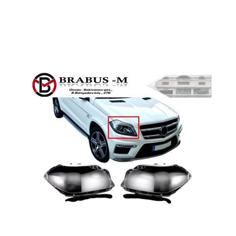 "Mercedes X166 GL" fara şüşəsi — Bakı