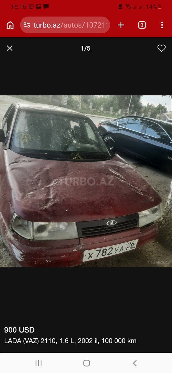 Lada (vaz) 2110, 2002 il — Avtomobillər, Quba (4)