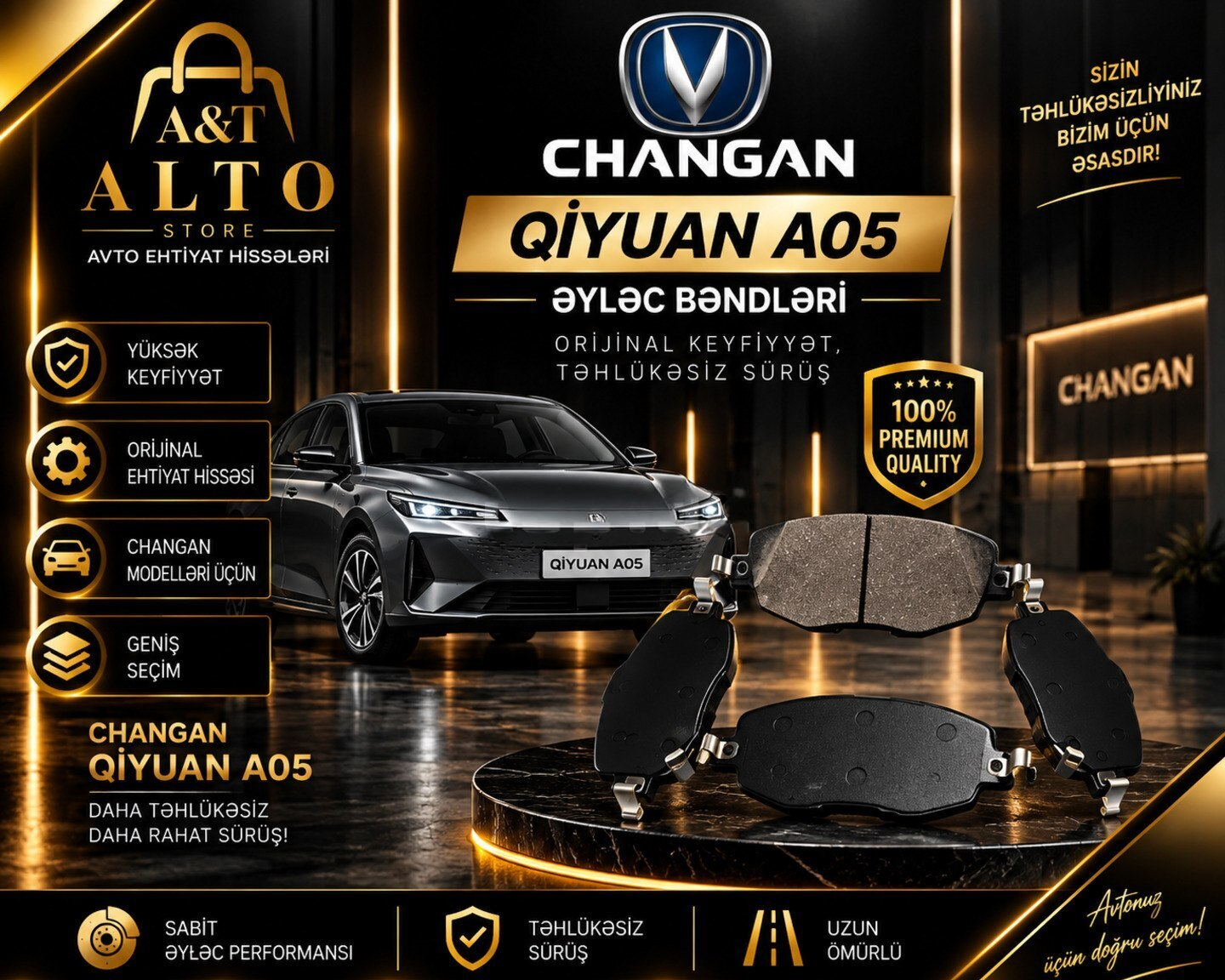 Əyləc bəndi Changan Qiyuan A05 — Bakı