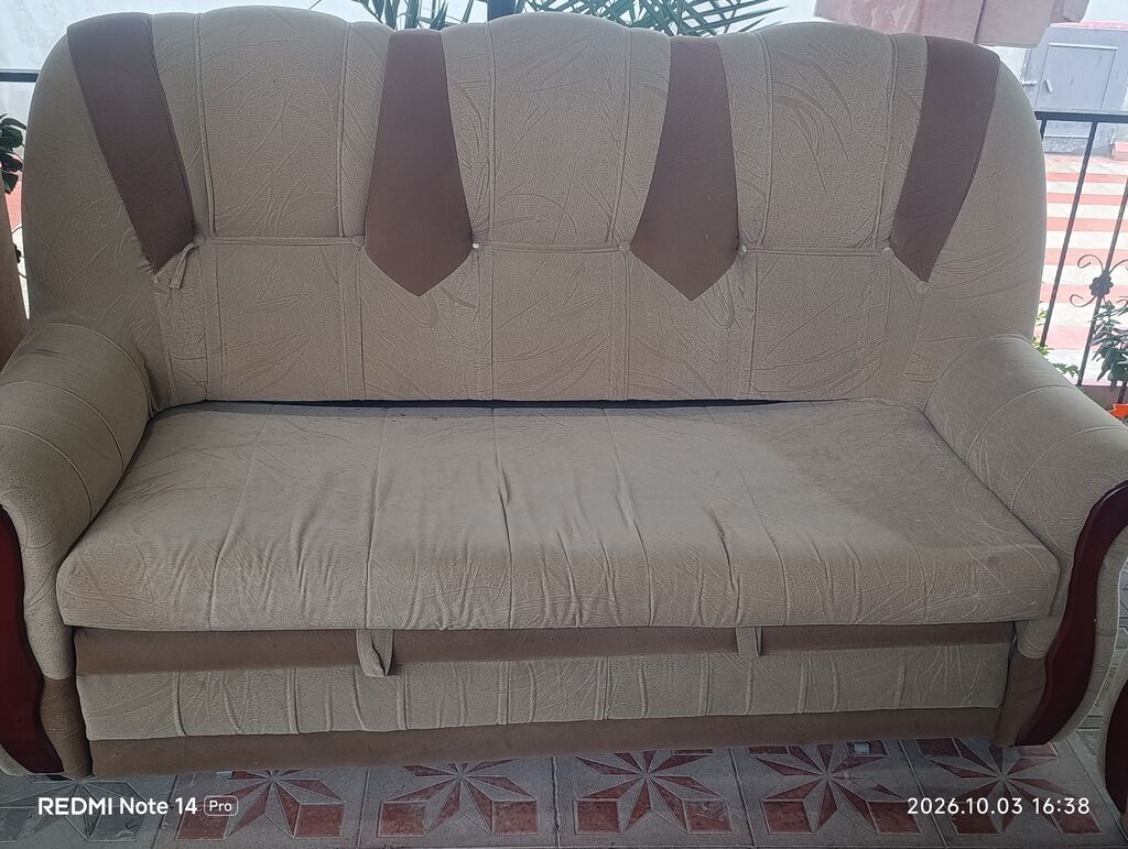 Kreslo və divan dəsti - Komplekt: 2 ədəd yumşaq kreslo + 1 ədəd — Yumşaq mobilya dəstləri, Saray (2)