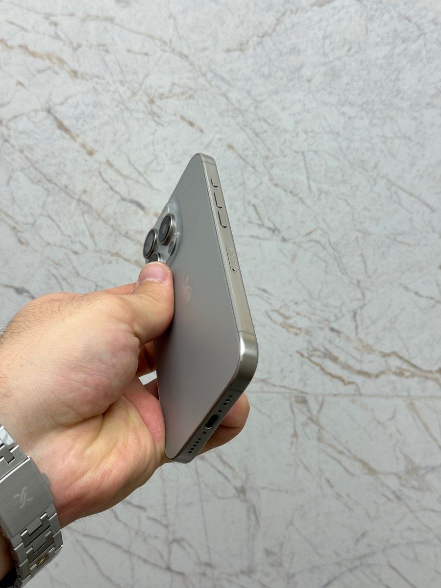 Apple iPhone 15 Pro Natural Titanium 256GB/8GB — Smartfonlar, Bakı (11)