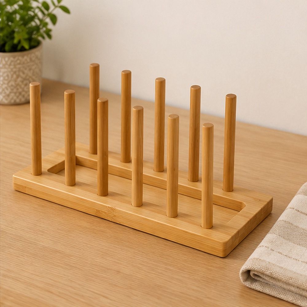 Tutacaq-altlıq, bambuk, 33x12.5x10.3 sm — Mallar, Bakı (3)