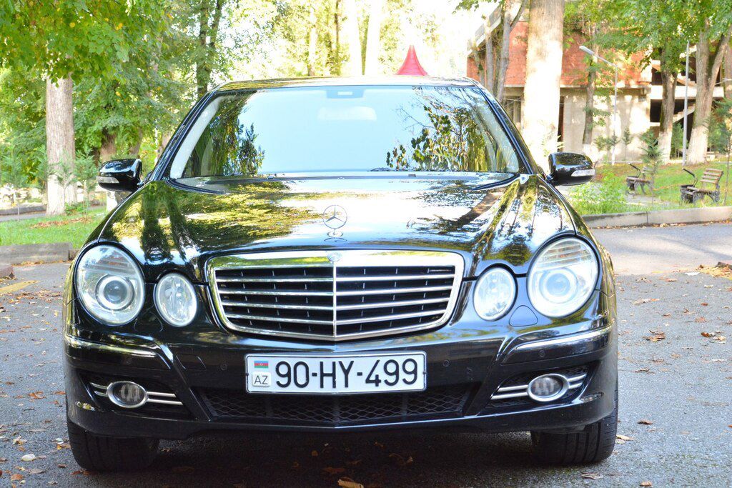Mercedes E 220, 2.2 L, 2007 il, 410 000 km 90-HY-499 — Avtomobillər, Quba (8)