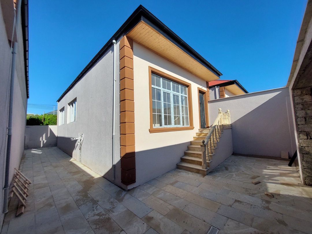 Satılır 2 otaqlı həyət evi/bağ evi 72 m² — Ev, villa, Bakı (2)