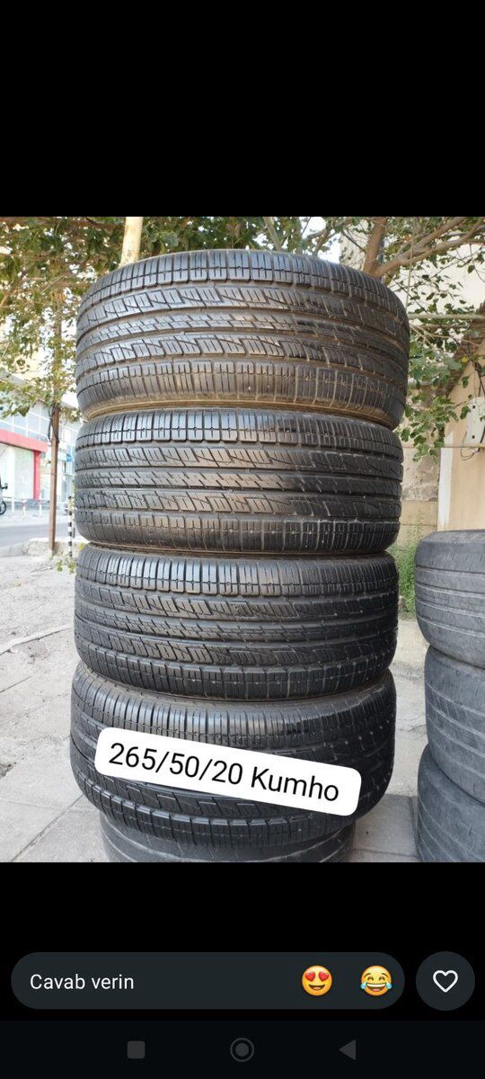 Kumho şinləri 265/50 R20 — Ehtiyat hissələri və aksesuarlar, Bakı