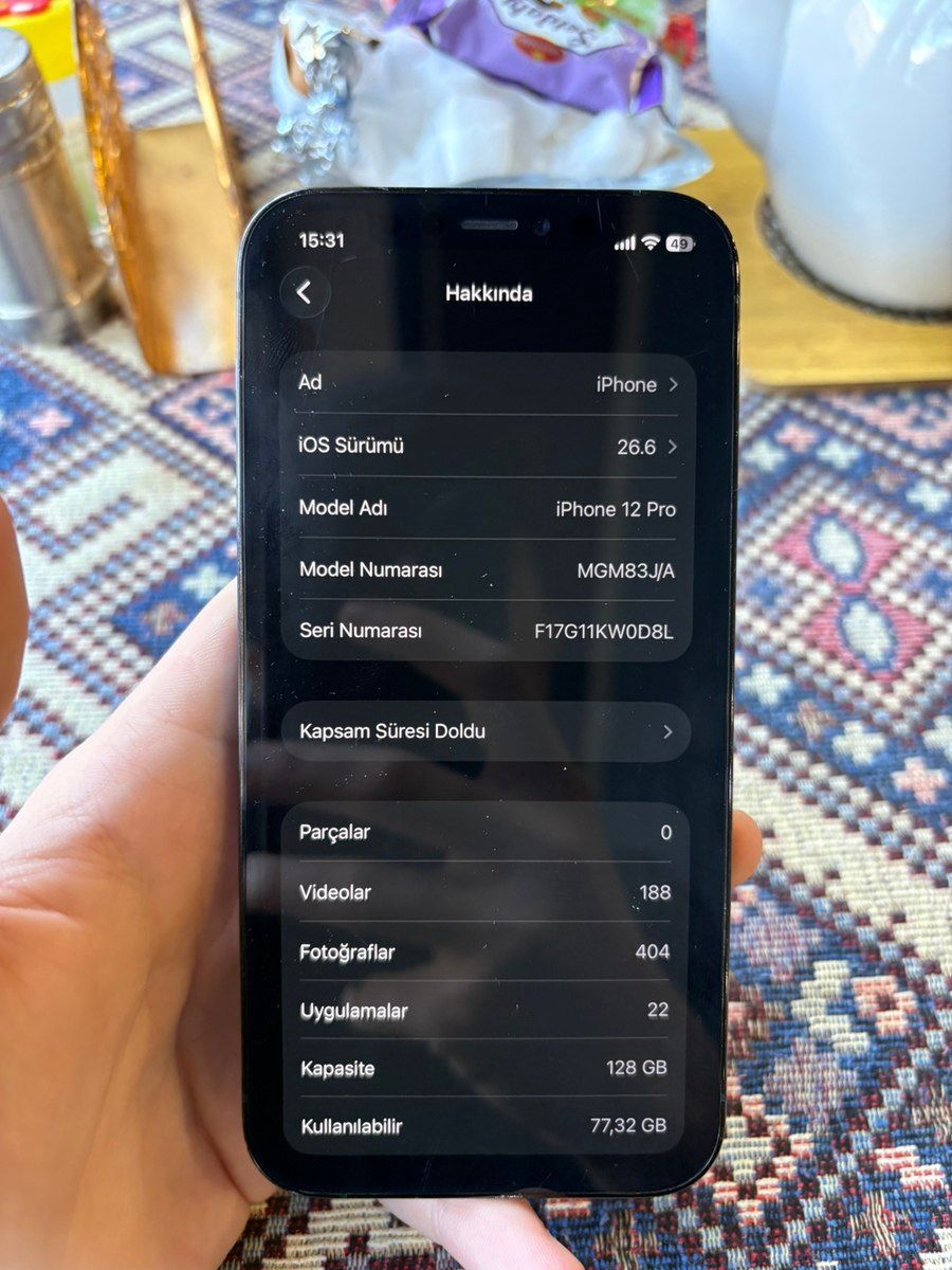 Apple iPhone 12 Pro Pacific Blue 128GB/6GB — Smartfonlar, Bakı (7)