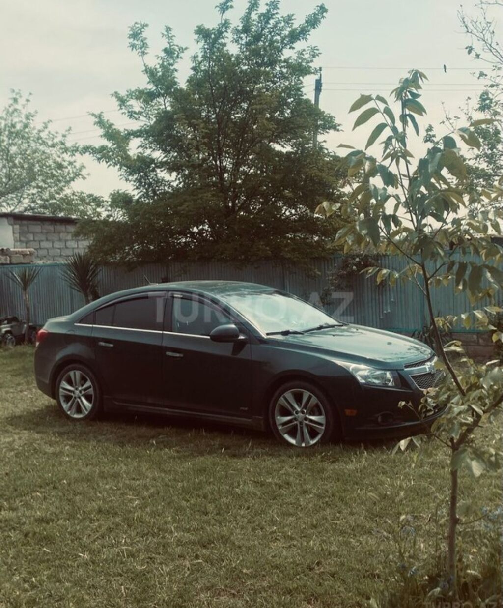 Chevrolet Cruze RS sedan - Kuzov: 4 qapılı sedan, tünd yaşıl rəng - RS — Avtomobillər, Gəncə (2)