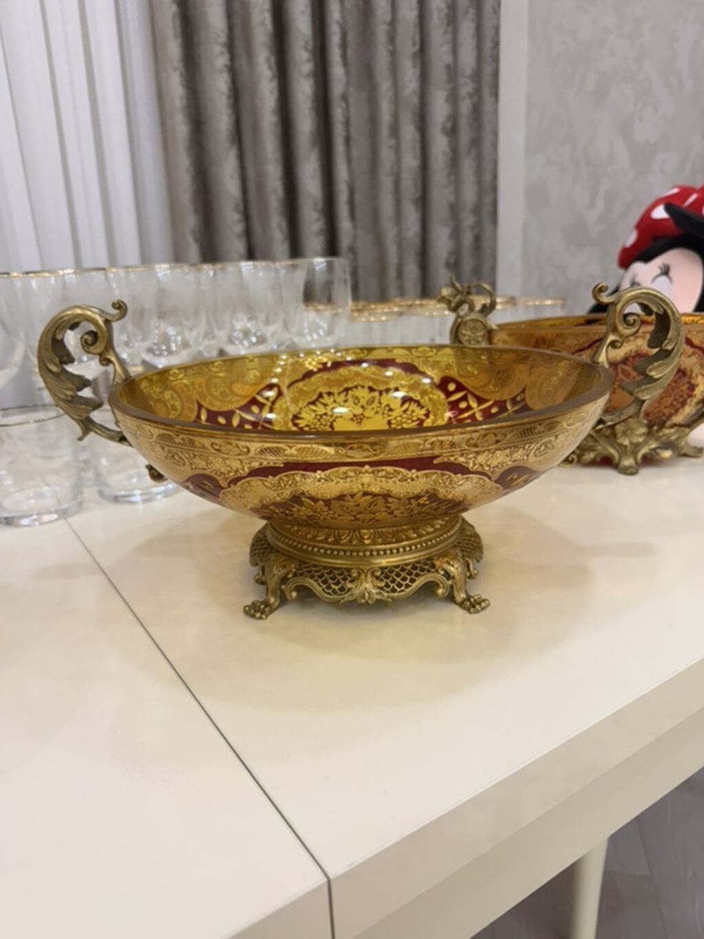 Hər biri 150 Azn. 8 parça cehizlik və servantlıq bronz qablar — Süfrə qabı, Bakı (5)