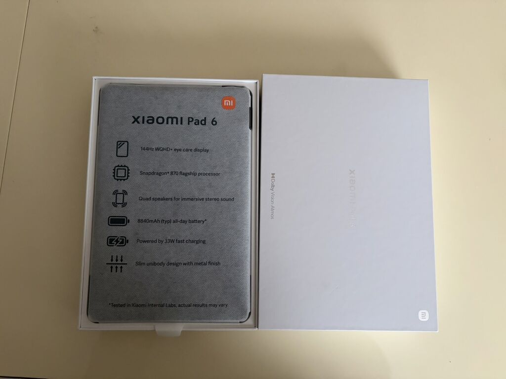 Xiaomi Pad 6 planşet Xiaomi Pad 6 demək olar istifadə edilməyib bir — Xiaomi, Xırdalan