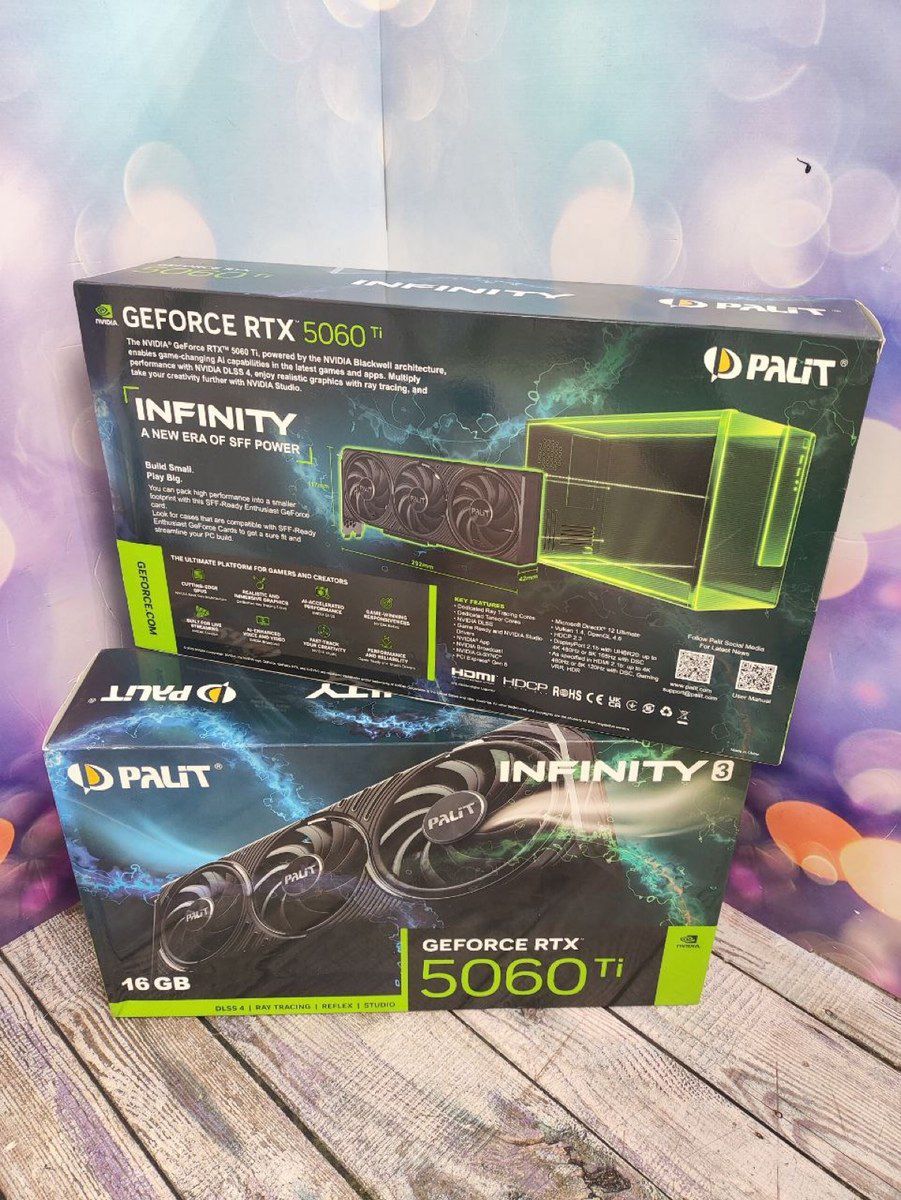 Palit RTX 5060 Ti infinity 3 16GB — Kompüterlər və noutbuklar, Bakı