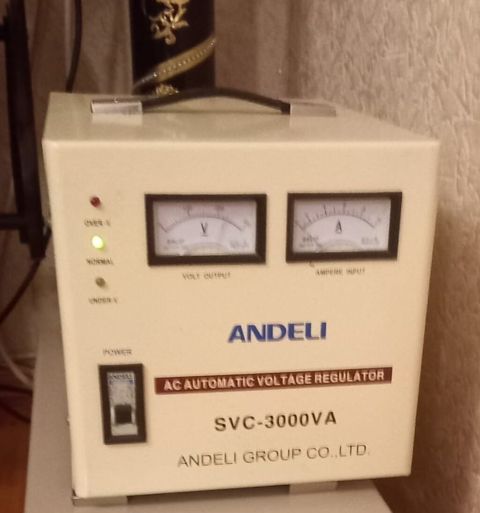 Andelı SVC-3000VA avtomatik gərginlik tənzimləyicisi (AC Automatic — Fərahim