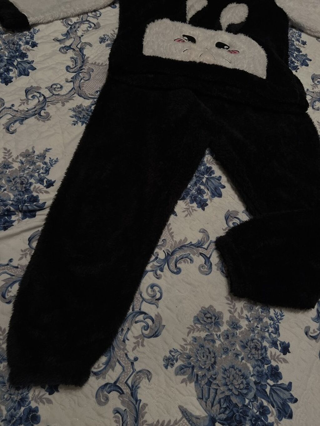 Uşaq üçün yumşaq ev geyimi dəsti - Model: kapüşonlu, qulaqlı və üz — Uşaq geyimi, Bakı (3)