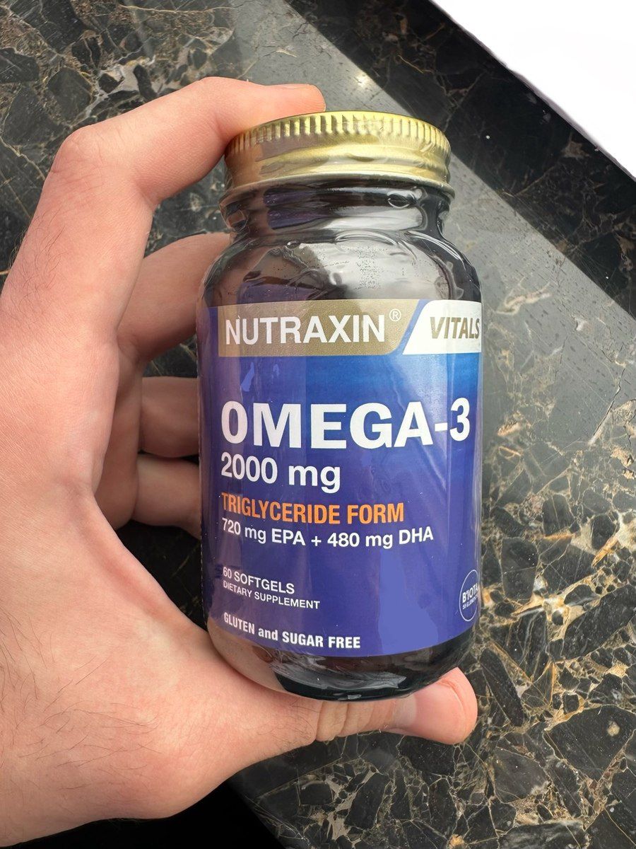 Balıq Yağı Vitamin Omega-3 2000 mg Nutraxin Norveç — Gözəllik və səhiyyə, Bakı (3)