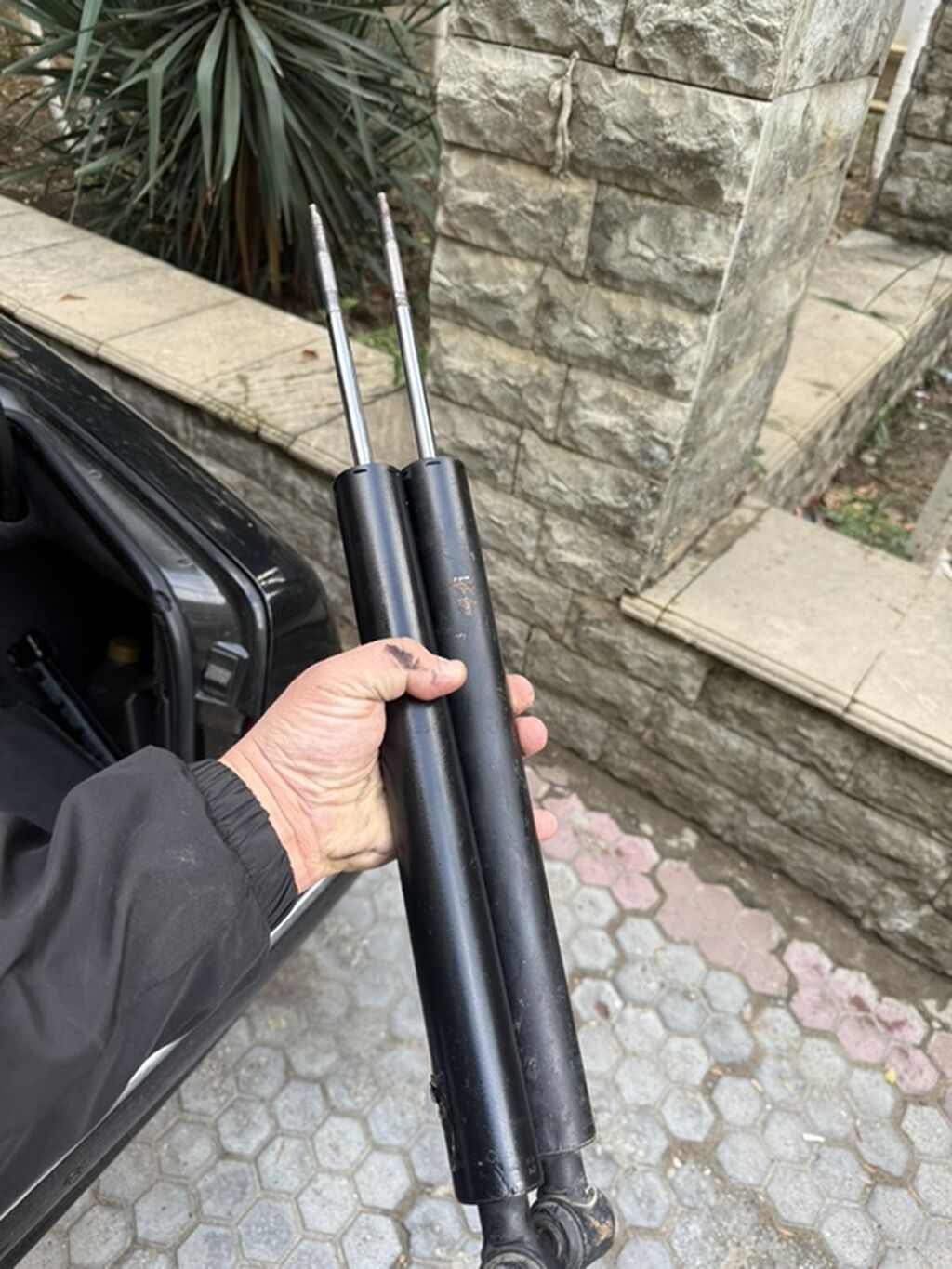Sağ ön, Sol ön, Mercedes-Benz, 2001 il, İşlənmiş — Gidiş hissəsi, Bakı