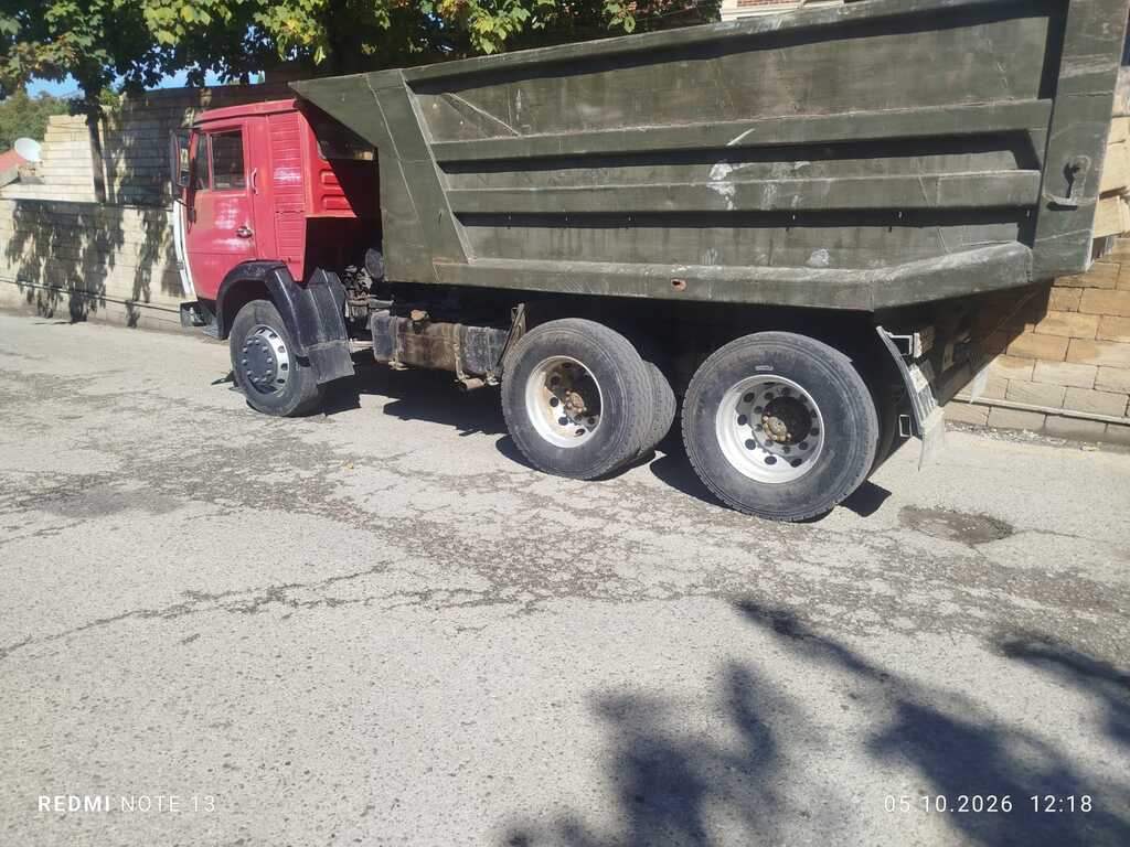 KamAz 6520, 11 L, 1992 il, 88 293 km 99-RF-218 — Yük maşınları, Şamaxı (4)