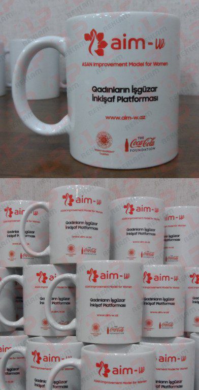 Fincan üzərinə çap — Reklama, IT, marketing, Bakı (2)