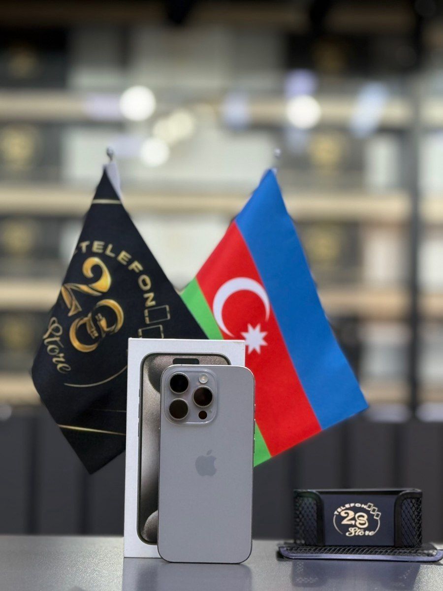 Apple iPhone 15 Pro Natural Titanium 128GB/8GB — Smartfonlar, Bakı