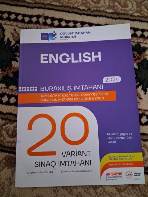 Məhsul: “English – Buraxılış İmtahanı 2024: 20 variant sınaq imtahanı” — Bakı