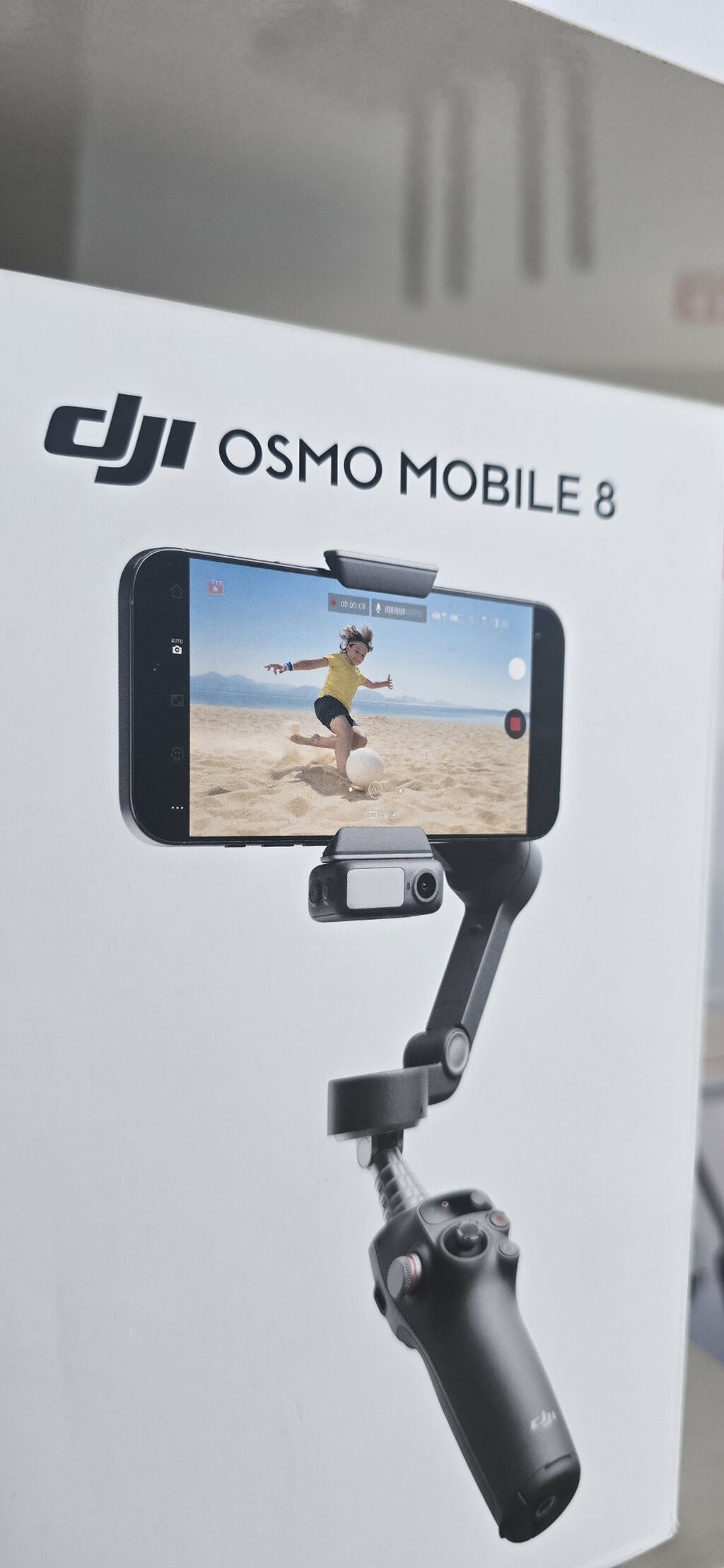 DJI Osmo Mobile 8 – Smartfon üçün 3 oxlu stabilizato məhsul yenidir — Tripod, steadicam, video işıq, Şəki (2)