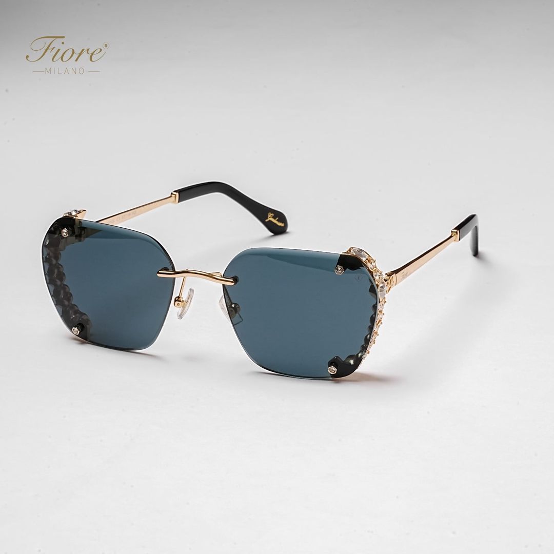 Kişi günəş eynəkləri Fiore Milano SFR30 C1 24K Swarovski + qab — Mallar, Bakı
