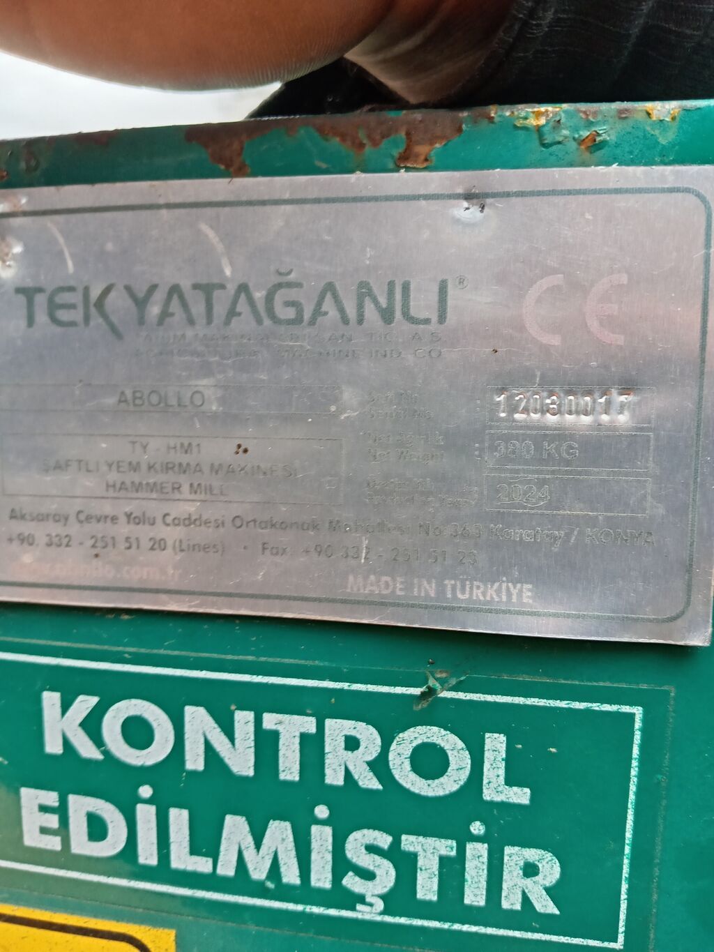 Abollo TY-HM1 şaftlı yem kırma (Hammer Mill) aqreqatı - İstehsalçı — Kənd təsərrüfatı avadanlığı, Şabran (4)