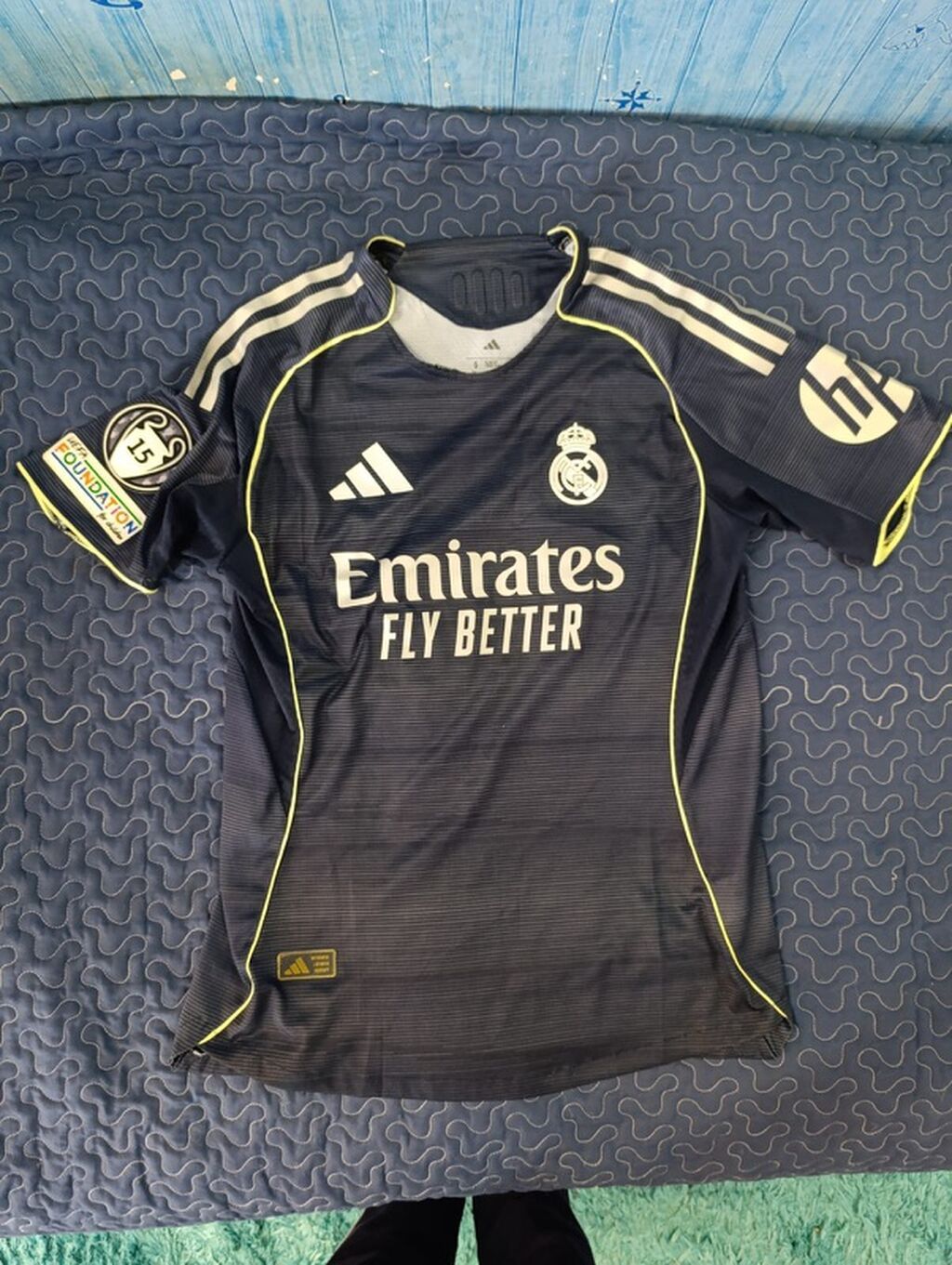Futbolka, Adidas, S, rəng - Göy — Futbolka və polo, Bakı (4)