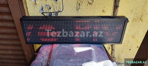 Led elektron reklam tablosu — Bakı