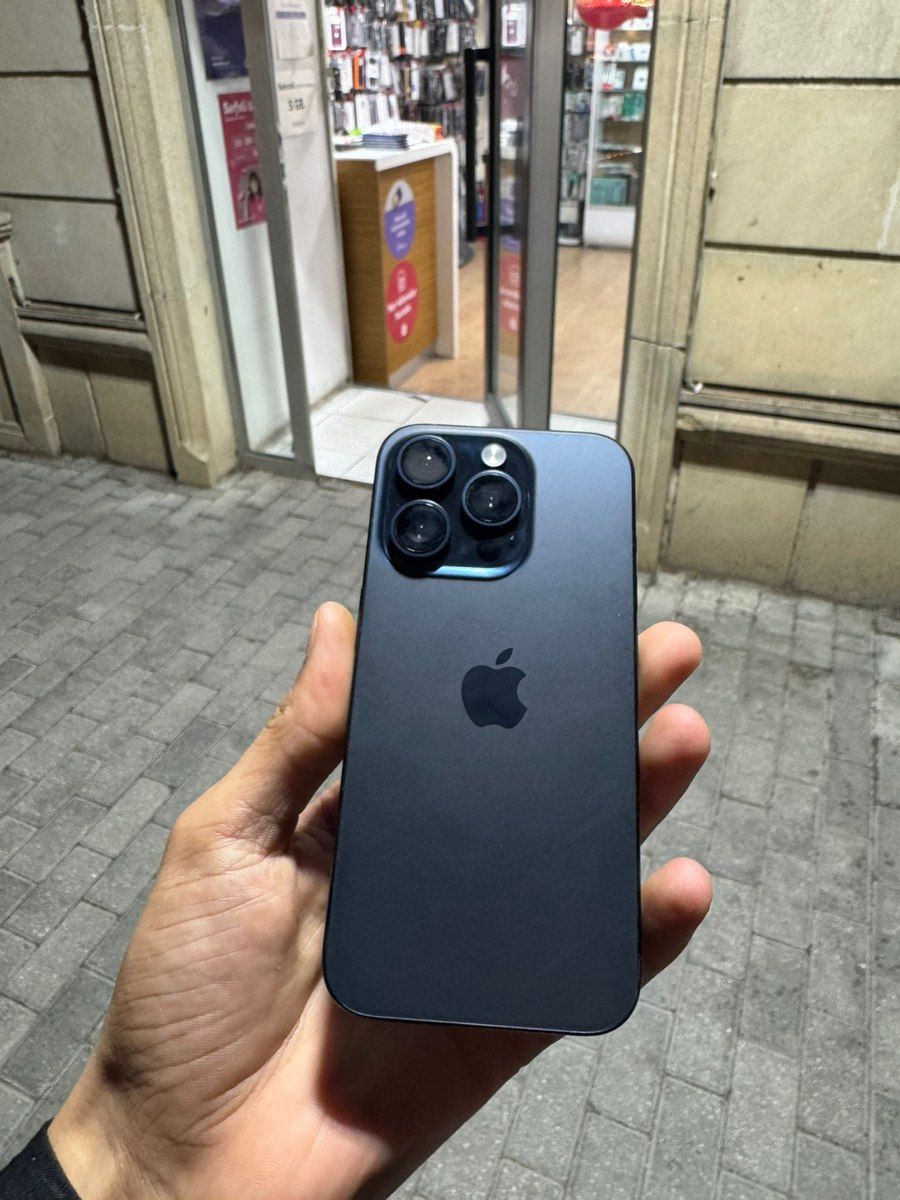 Apple iPhone 15 Pro Blue Titanium 128GB/8GB — Smartfonlar, Bakı