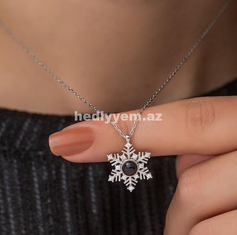 100 Dilde seni sevrem Gumus Sep №c43 — Necklaces and chains