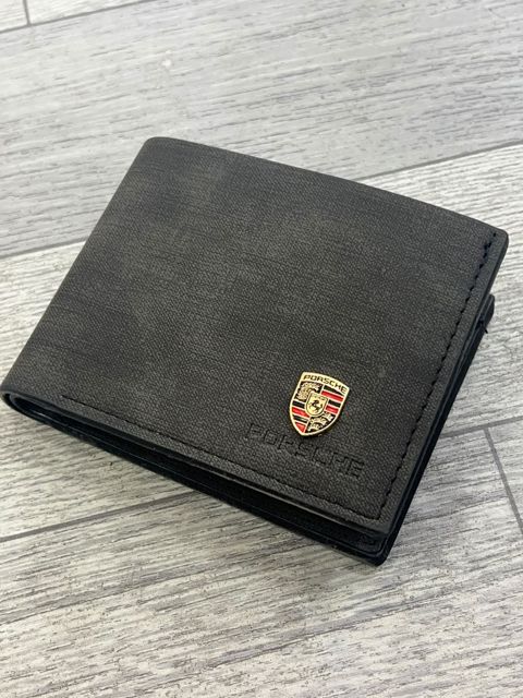 Pul kisəsi kişilər üçün, boz, parça, 10x10.9 sm — Bakı