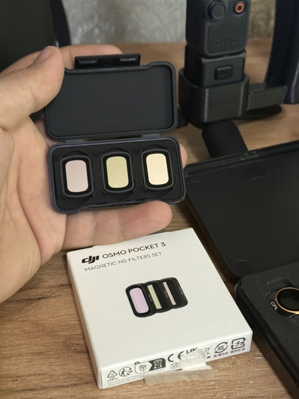 DJI Osmo Pocket 4 Creator Combo– tam çəkiliş dəsti.Tək filtirləri 300 — Digər, Tərtər (2)