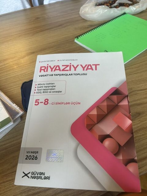 Riyaziyyat 8-ci sinif — Bakı