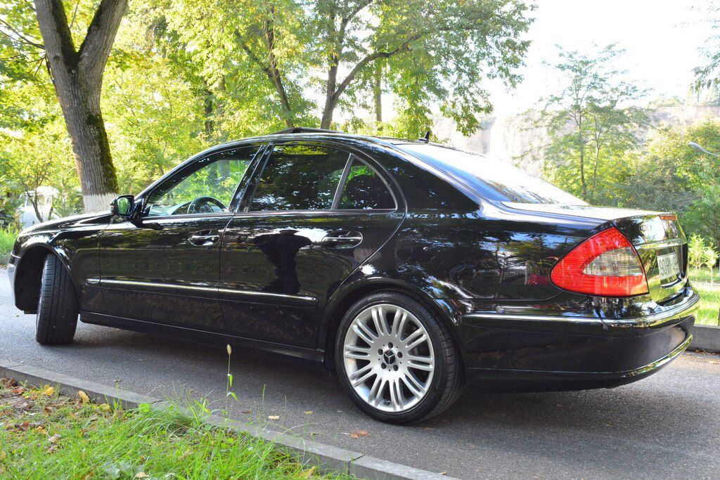 Mercedes E 220, 2.2 L, 2007 il, 410 000 km 90-HY-499 — Avtomobillər, Quba (5)