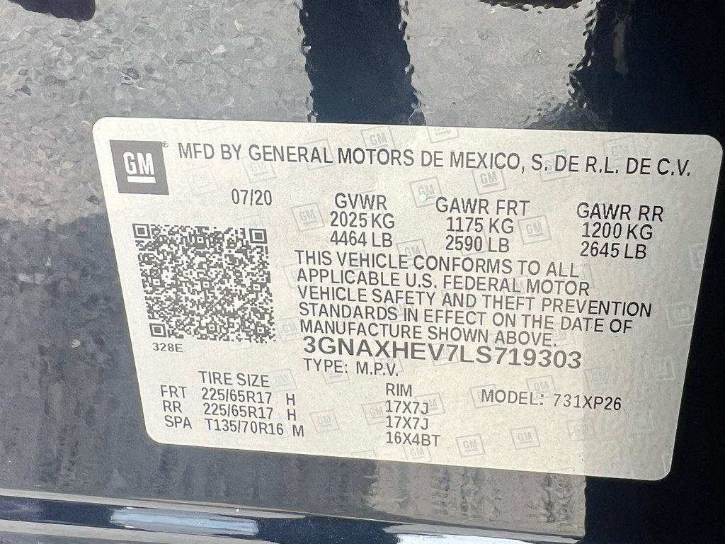 Chevrolet Equinox, 1.5 L, 2020 il, 89 900 km 88-DV-610 — Avtomobillər, Şirvan (6)