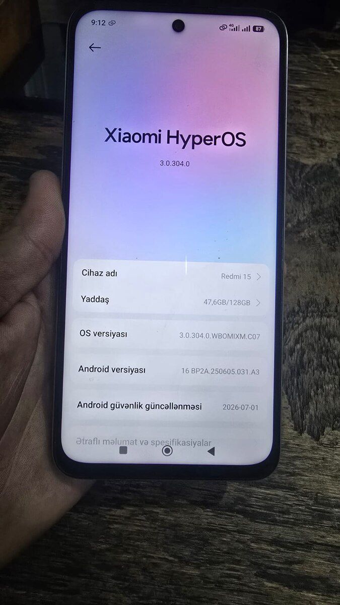 Realme 15 Flowing Sliver 128GB/8GB — Smartfonlar, Gəncə (2)