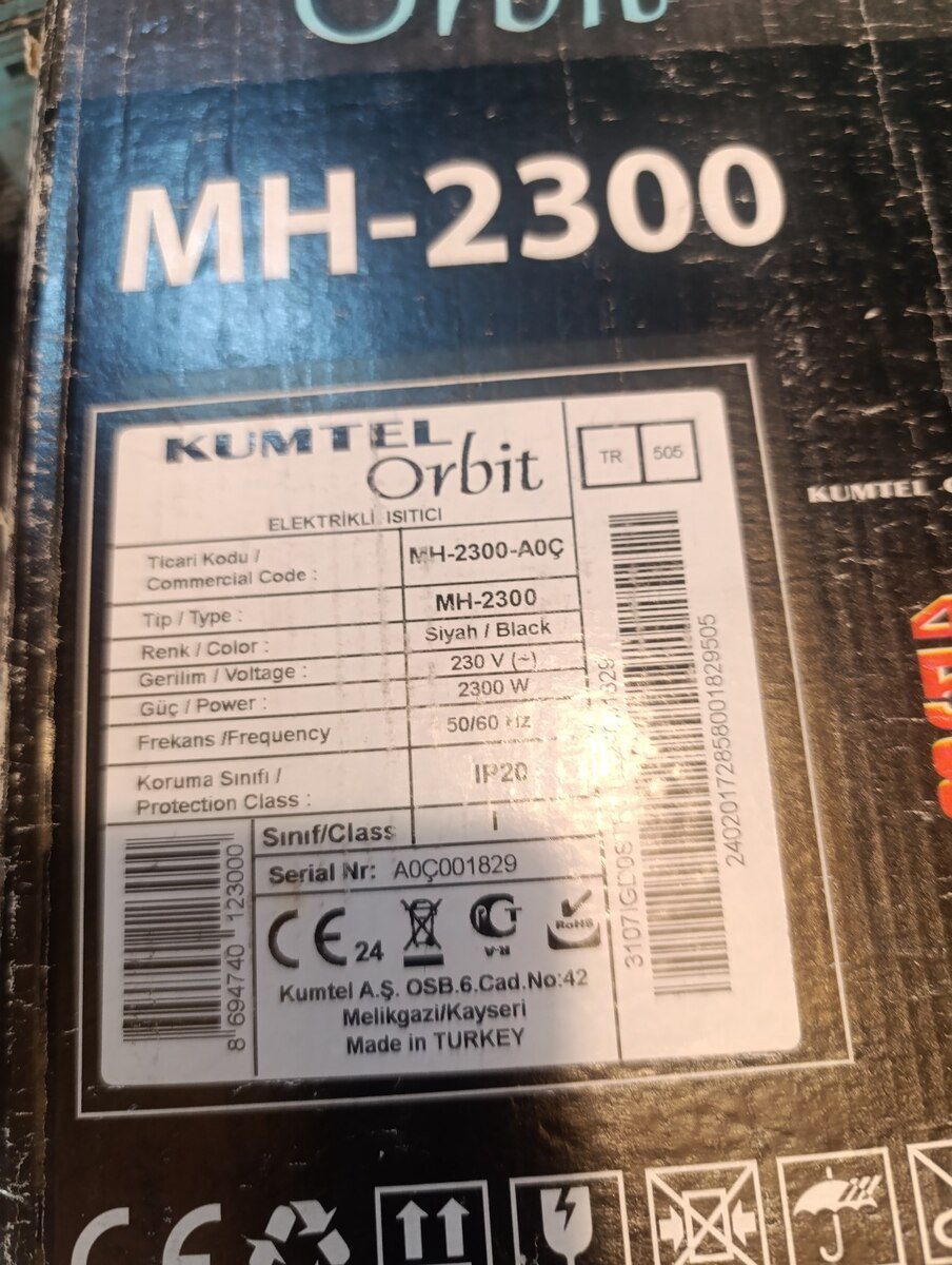 Kumtel Orbit Dual MH-2300 elektrikli isiticisi — Ev texnikası, Bakı (4)